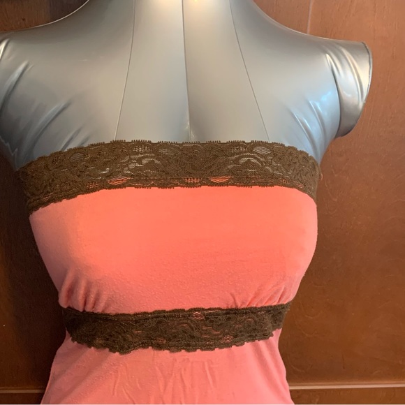 SALE!! Vintage Coral halter with side slit - Picture 11 of 11